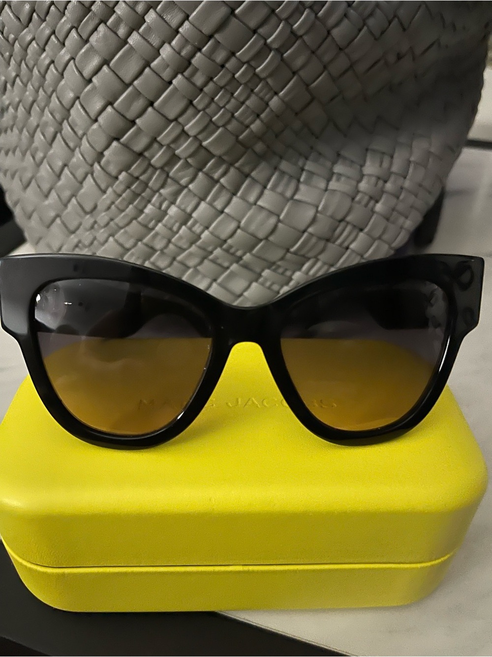 Marc Jacob’s Black Cat-Eye Sunglasses